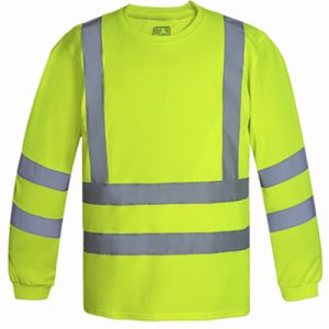 Polera Dry Fit polo manga larga cinta reflectante