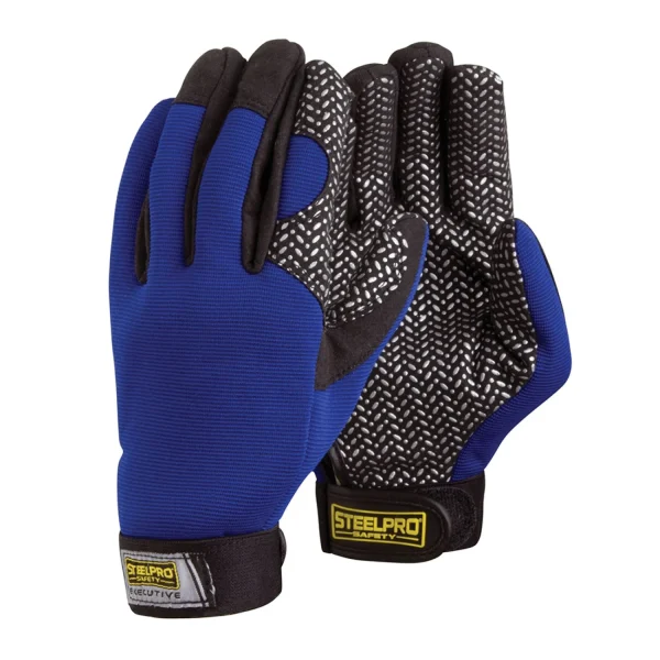 Guante Steelpro antideslizante azul (Guante Grip Pro)