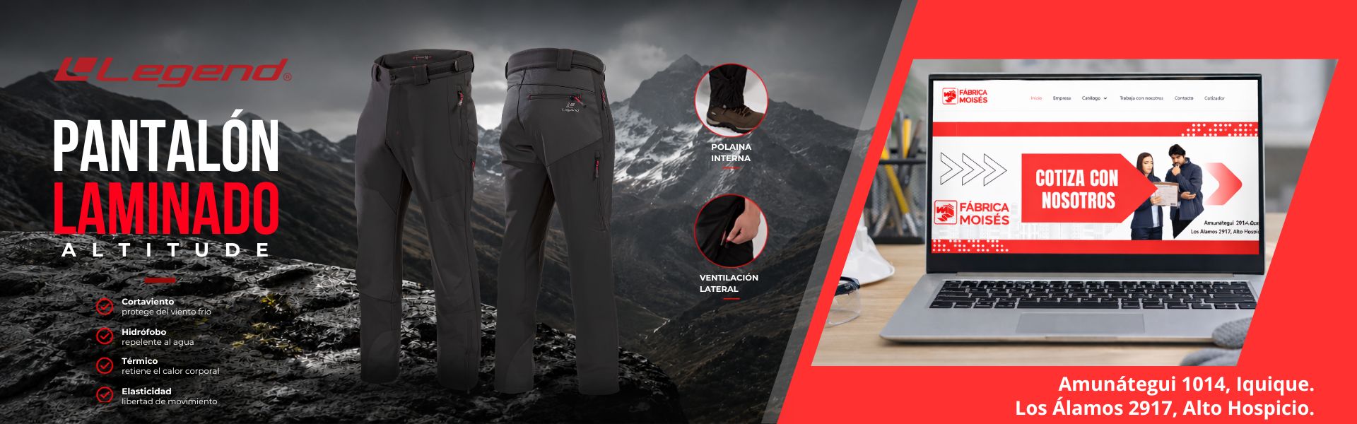 Banners 2026 fab moises Legend pantalon laminado